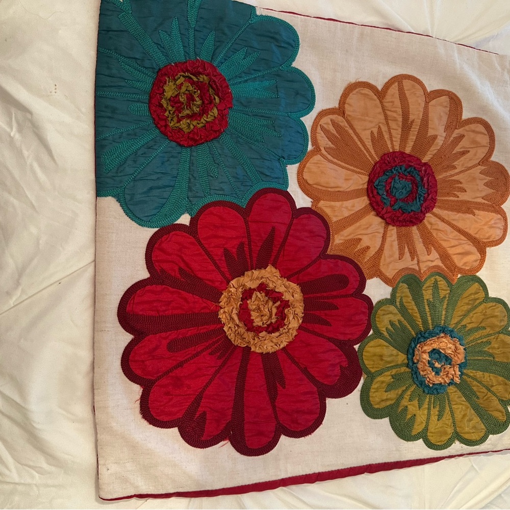 Pier 1 Vibrant colorful Pillow Cover